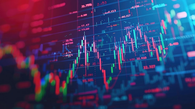 colorful-trading-graph-ai-generated_669273-11868 شروع فارکس با 10 دلار؛ چگونه با سرمایه کم وارد بازار شویم؟!