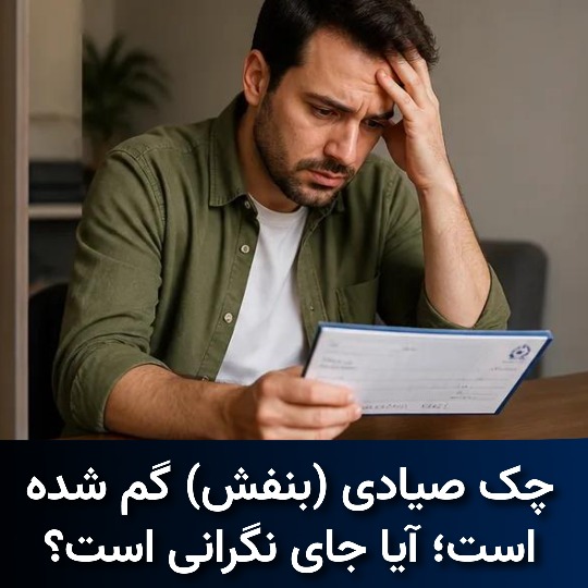 QBtRwmGogwsoKeh641HZ9TIDuCI0nXzUnpJynvM2 اقدامات فوری بعد از گم‌شدن چک