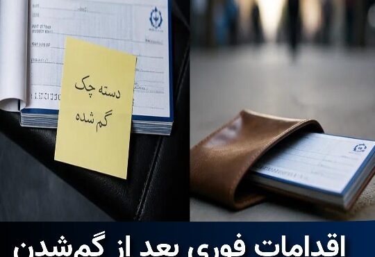 اقدامات فوری بعد از گم‌شدن چک